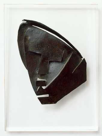 Abstract, cut-out mask