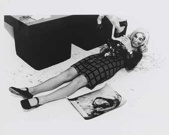 Photo of Roberta being exorcised.