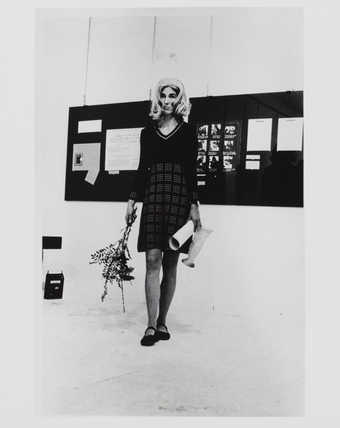 Photograph of Roberta being exorcised.