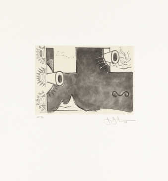 A composition comprised of tube-like images.