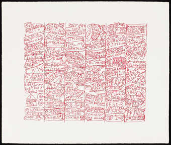 raygun stencil comics; 1 of 2 offset lithographs