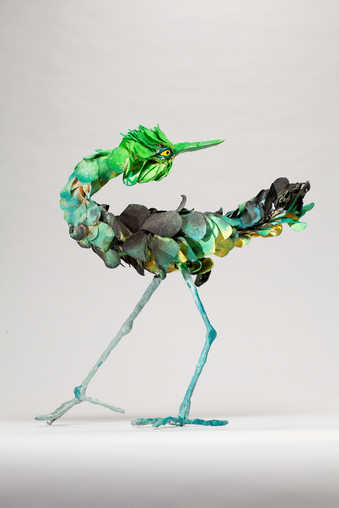 A bird sculpture created in a variant edition of 18 sold by Walker Art Center in support of...