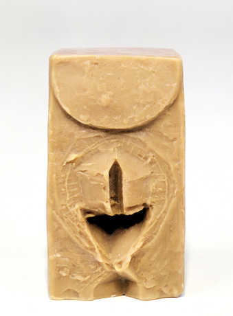 Beeswax column with traces of copper (not visible); certificate from Beuys estate signed by...