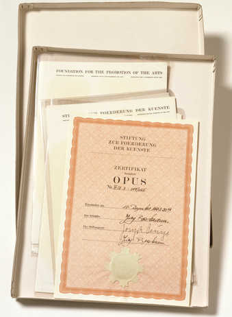 Appeared for the creation of the "Foundation for the Promotion of the Arts",...