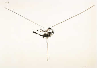 A lithograph from one stone.  Image identical to editioned work, but does not contain color or...