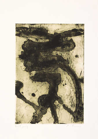 An open bite etching from one zinc plate.  From a series of eight etchings that were to be...