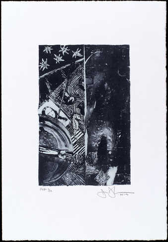 An image of the silhouette of a figure standing in front of a brick wall, R, on left an image of...