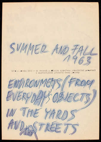 Handwritten (blue ink?) and typed text, in English and Czech. Printed on one side.