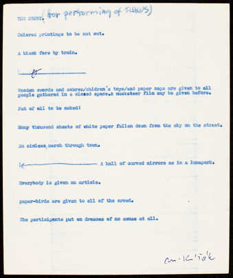 Event score in English.