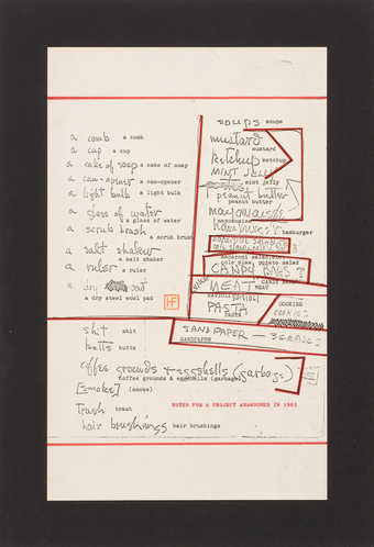 titles of each print: .1: Authentication .2: Matching Accessories, .3:  Means and Ends Belong to...