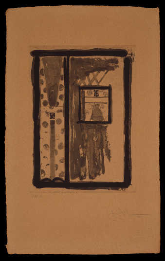 A black and white image containing portions of images used in Bushbaby.  Image is divided into 2...