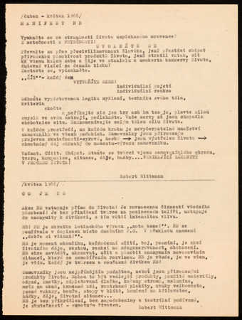 Yellowed paper with black type; text is in Czech.